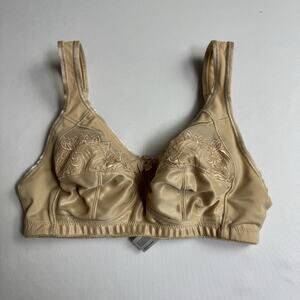 Amoena Non Wire Mastectomy Bra Pockets & Wide Straps Size 34B Isadora SB 0948